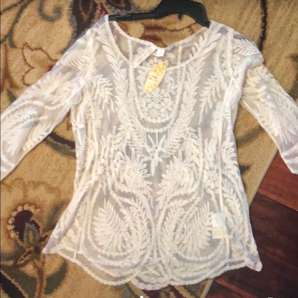 Ladies sheer top